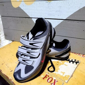 Nike Women's Cycling Road Bike Shoes Size US 7 Silver Black